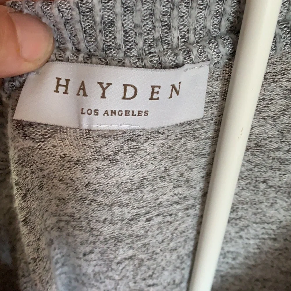 Hayden Los Angeles grey sweatshirt dress.‎ Never worn. Retail 68